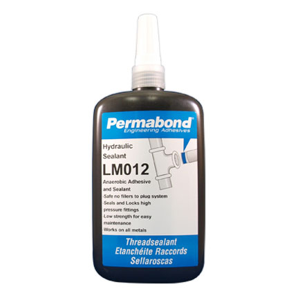 Permabond LM012 Anaerobic Pipe Sealant Adhesive Brown 250 mL Bottle